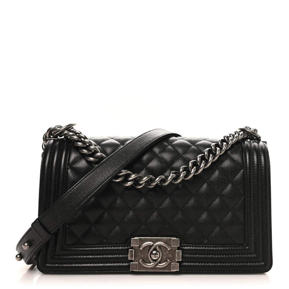 Chanel Caviar Quilted Medium Boy Flap #270172C59B